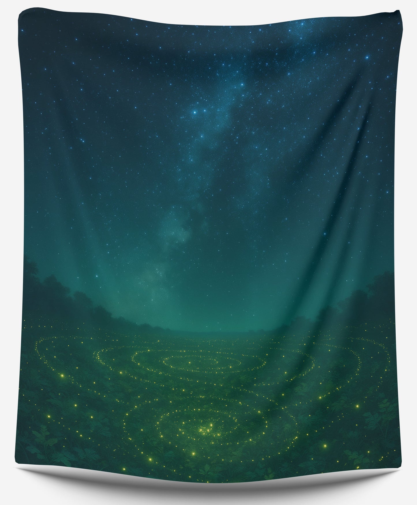 Firefly Spiral Tapestry