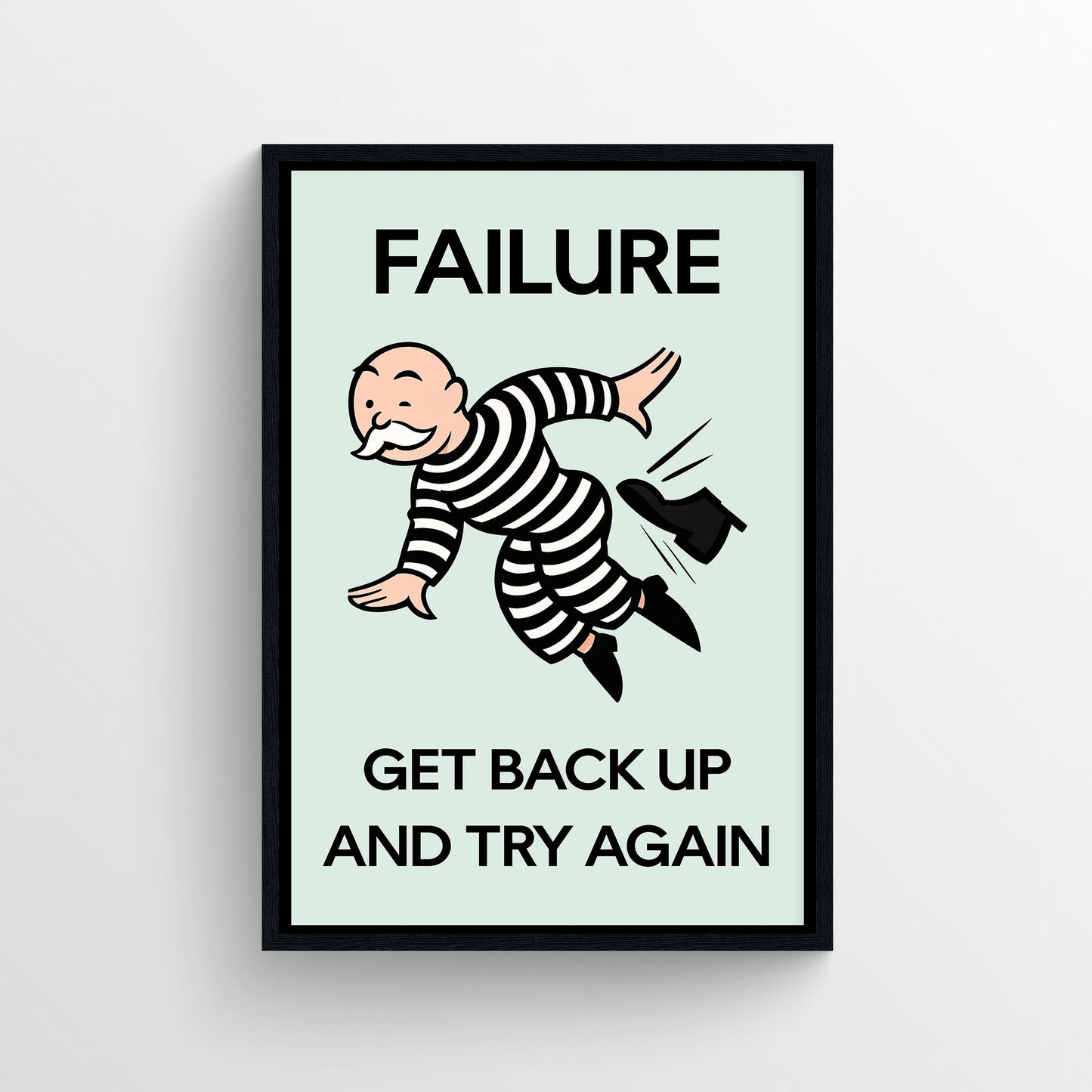 Get Back Up Monopoly Poster