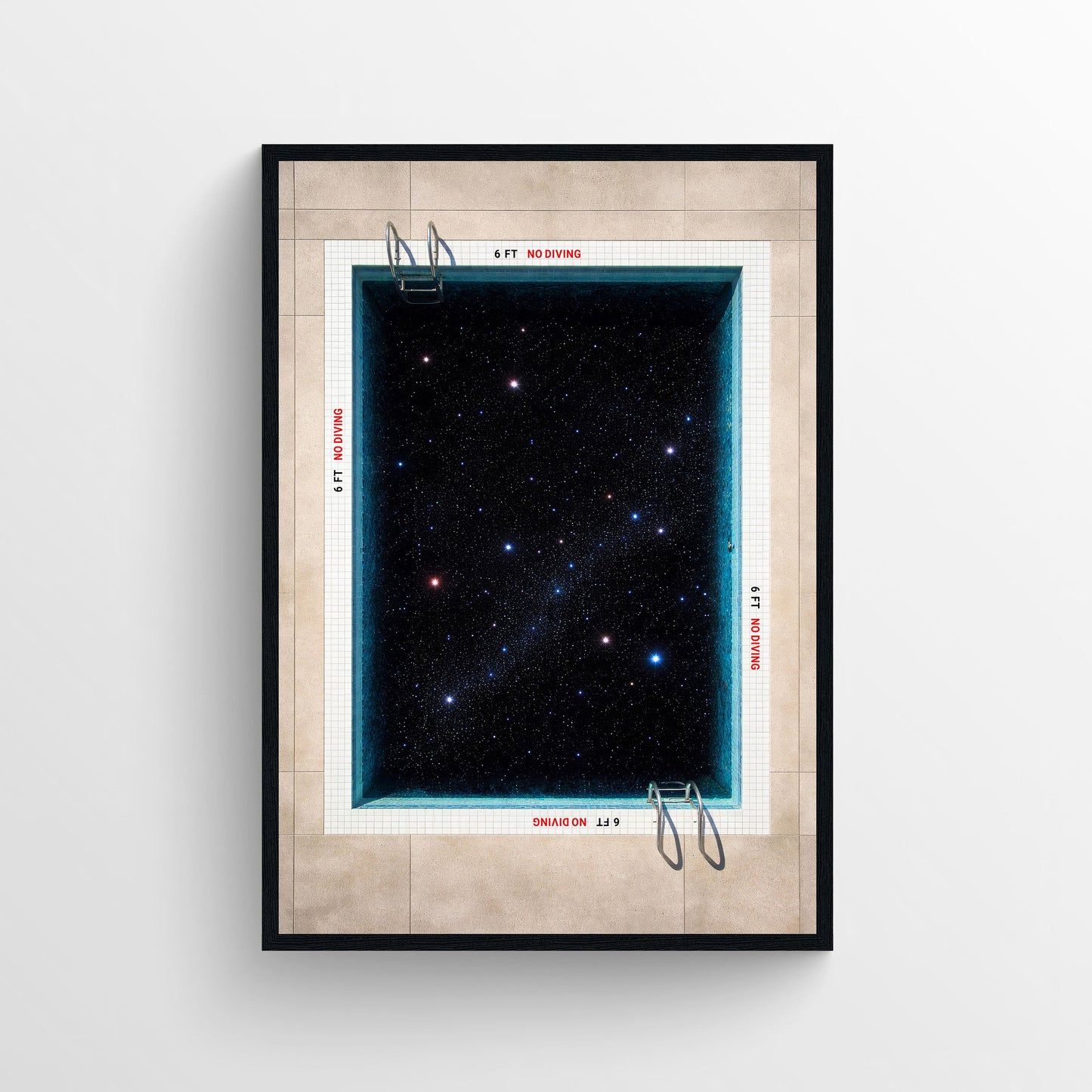 Pool Without Bottom Trippy Poster