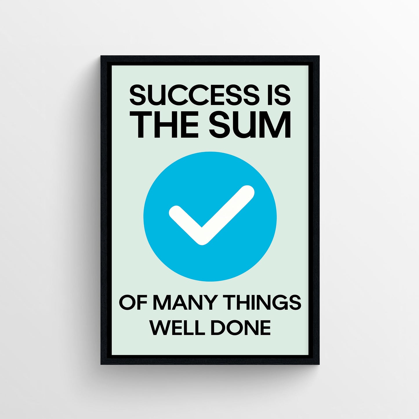 Sum of Success Monopoly Poster