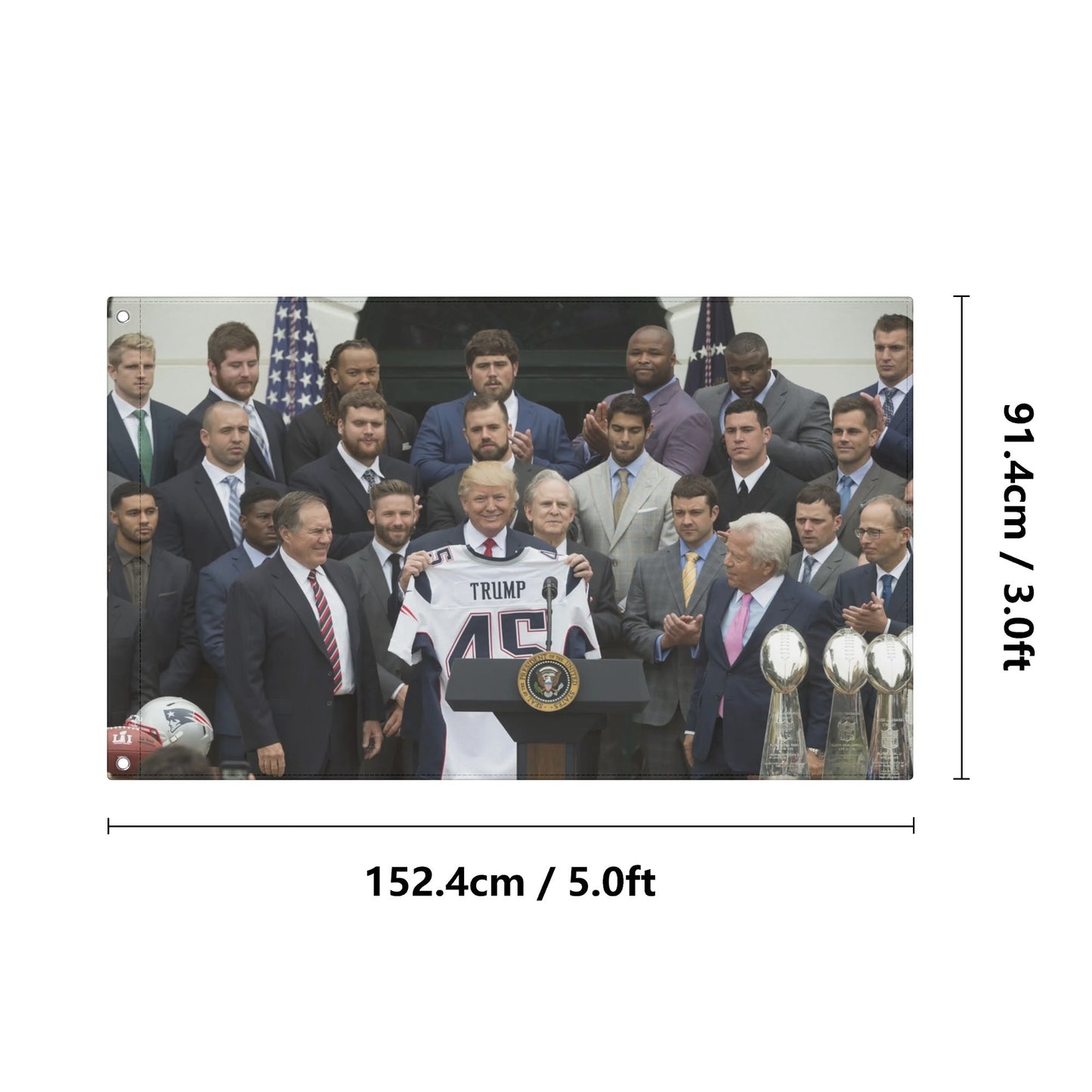 Donald Trump Patriots Team Flag - AthleteFlags