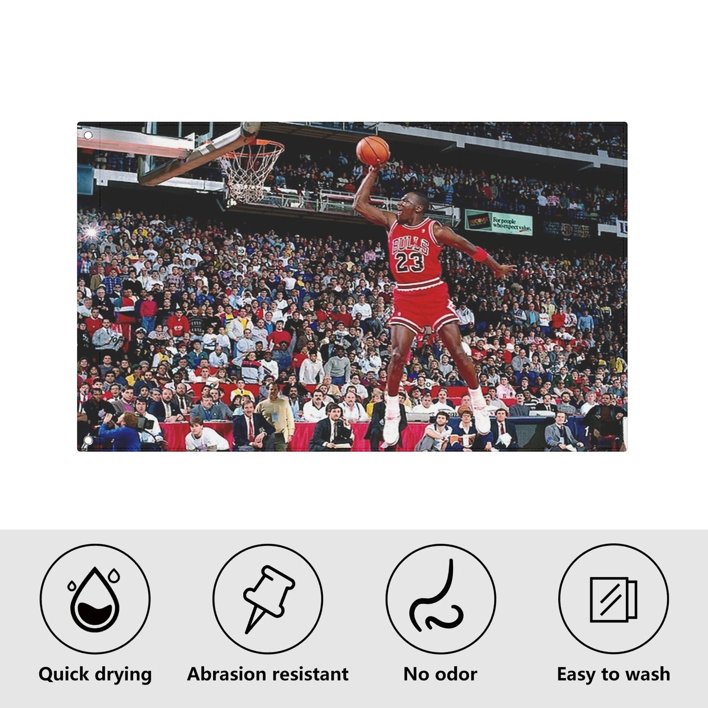 1987 Michael Jordan Flag - AthleteFlags