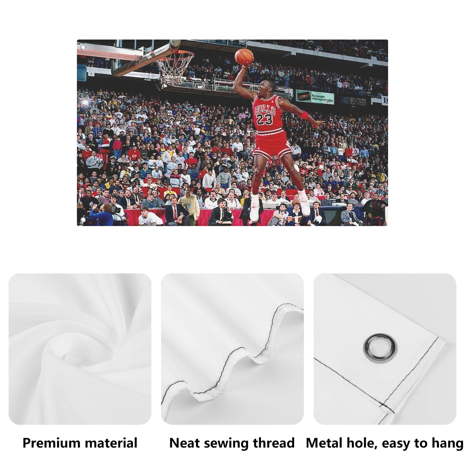 1987 Michael Jordan Flag - AthleteFlags