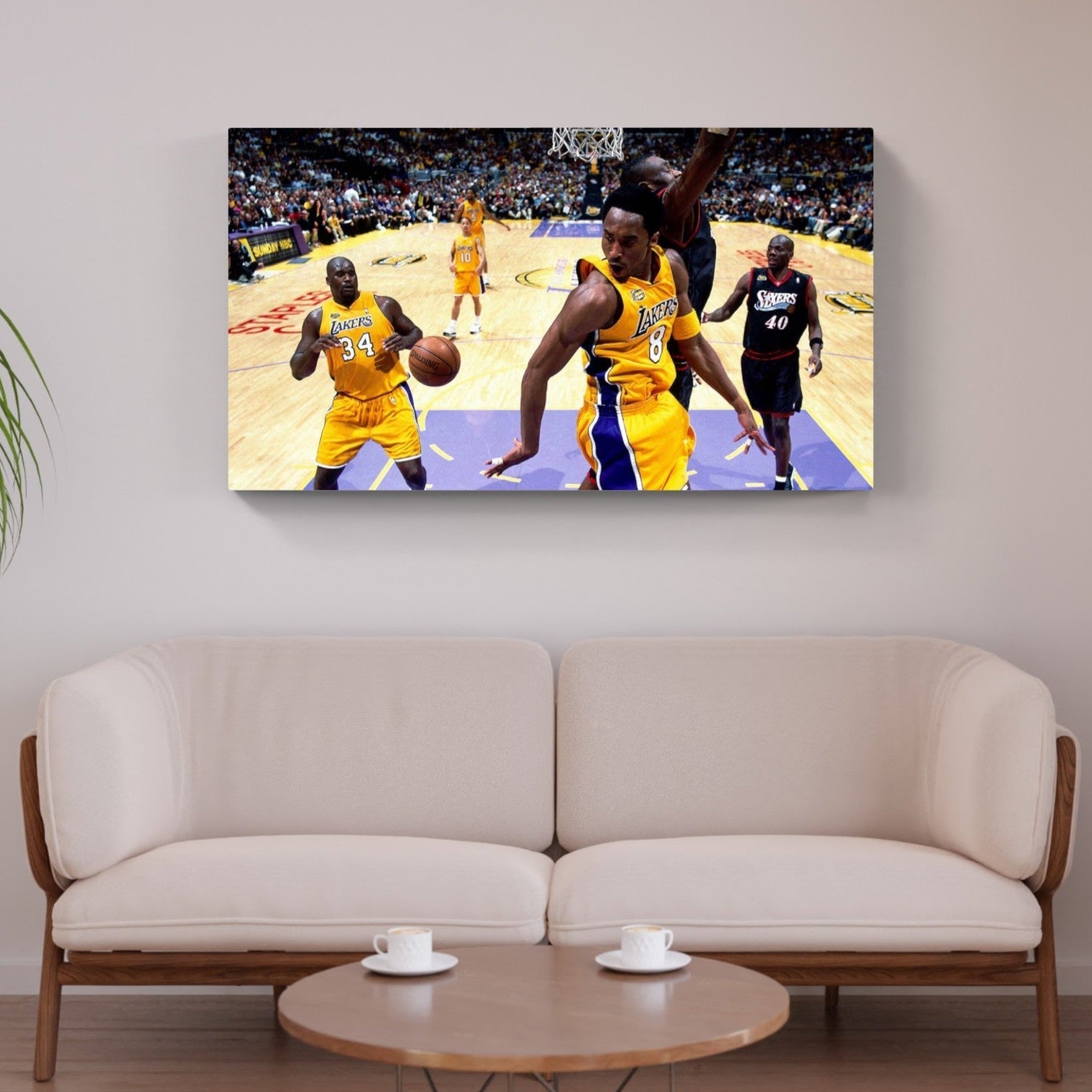 2000 Kobe And Shaq Flag - AthleteFlags