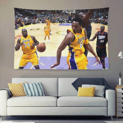 2000 Kobe And Shaq Flag - AthleteFlags