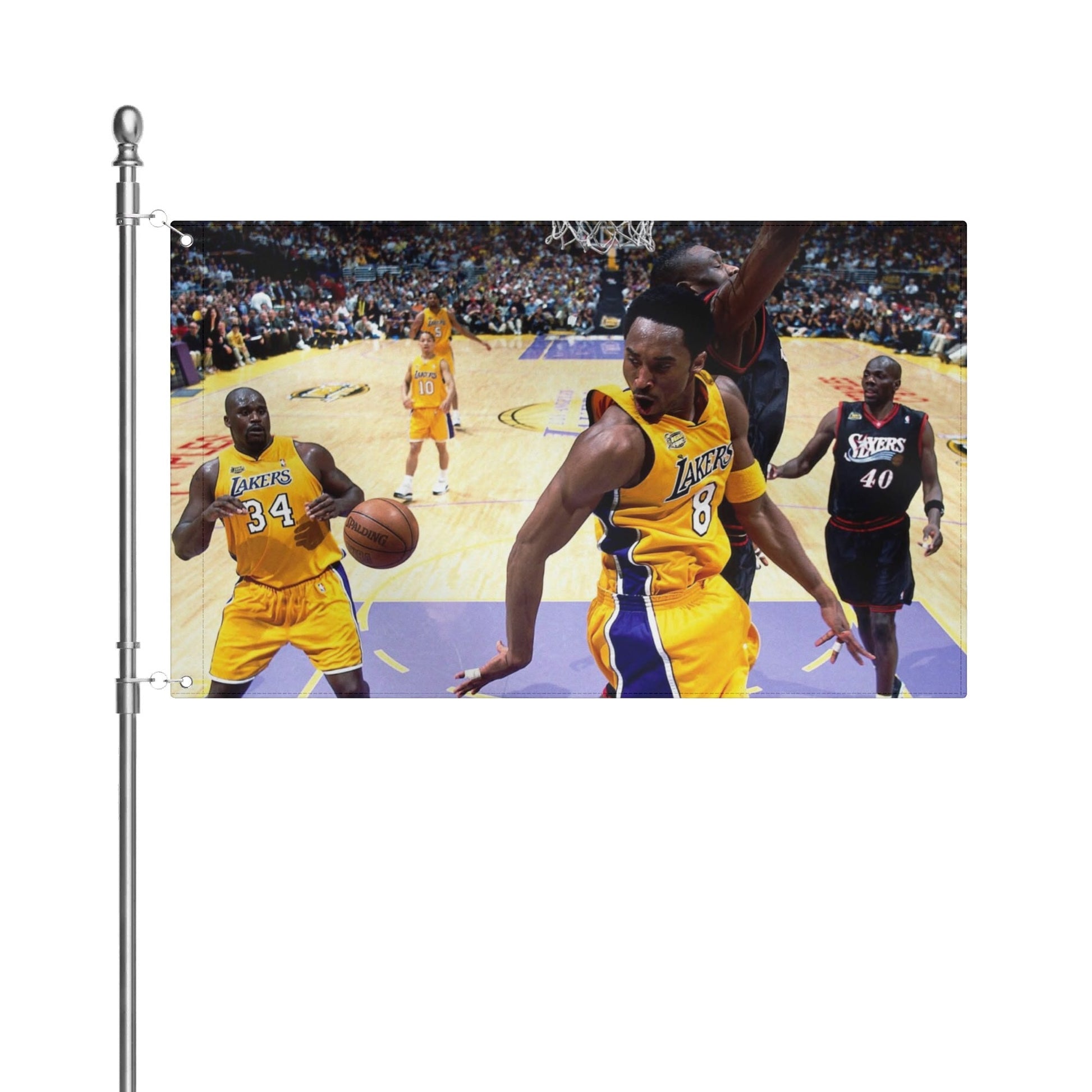2000 Kobe And Shaq Flag - AthleteFlags