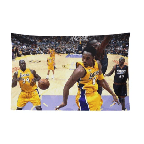 2000 Kobe And Shaq Flag - AthleteFlags