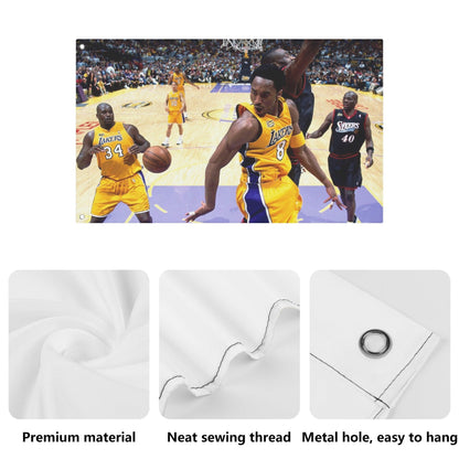 2000 Kobe And Shaq Flag - AthleteFlags