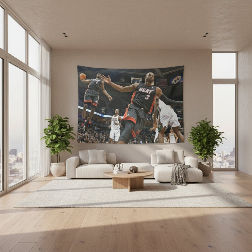 2010 Lebron and DWade Flag - AthleteFlags