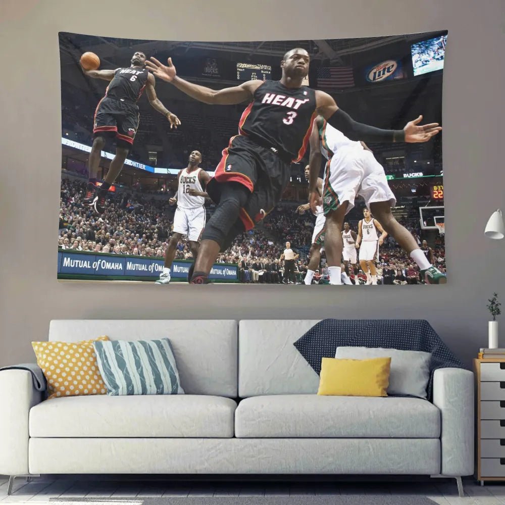 2010 Lebron and DWade Flag - AthleteFlags