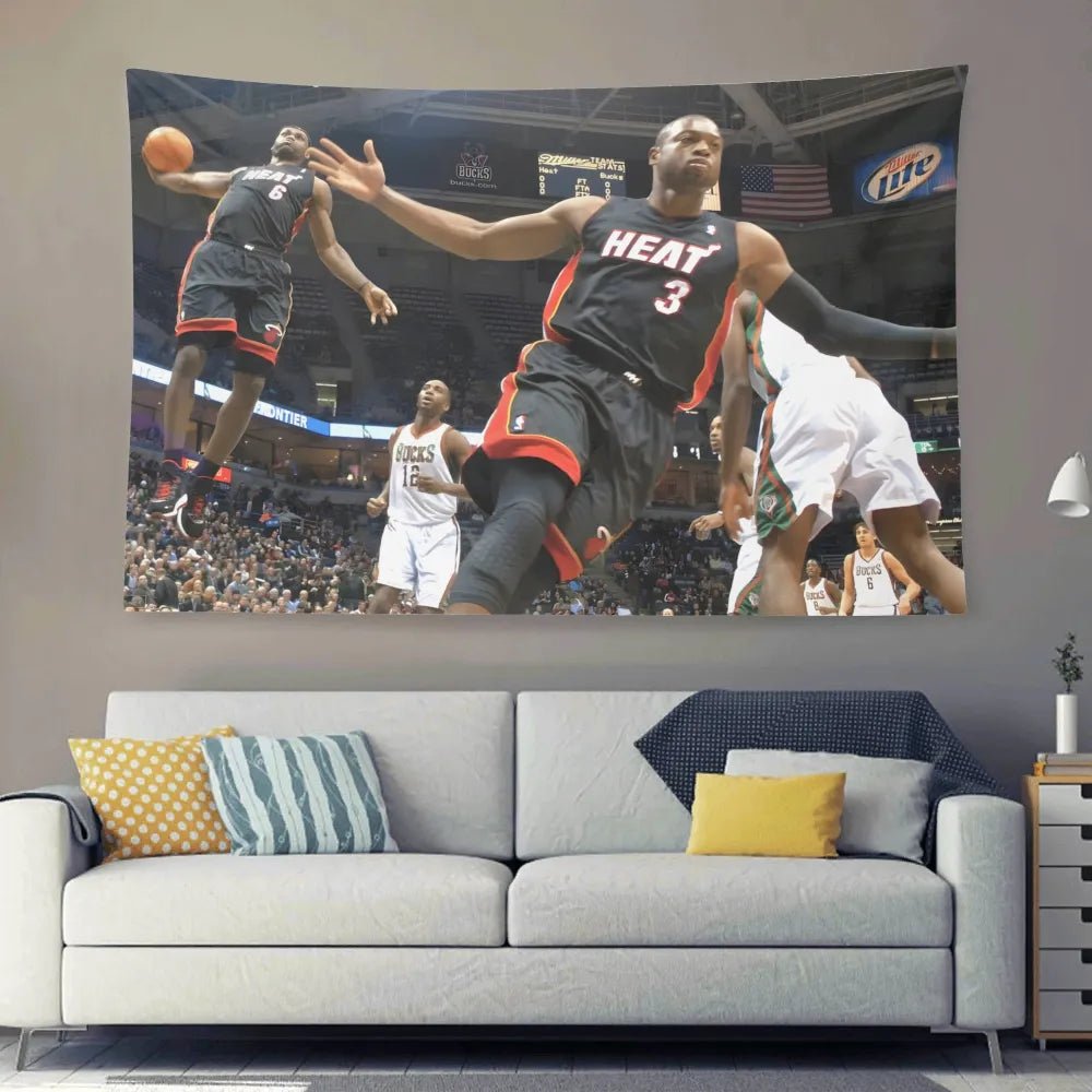 2010 Lebron and DWade Flag - AthleteFlags