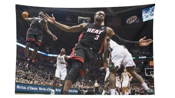 2010 Lebron and DWade Flag - AthleteFlags