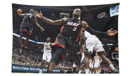 2010 Lebron and DWade Flag - AthleteFlags