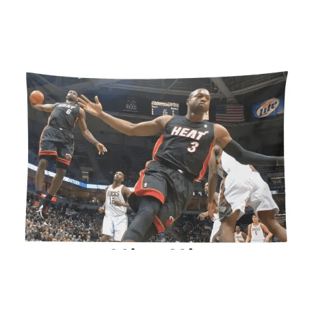 2010 Lebron and DWade Flag - AthleteFlags