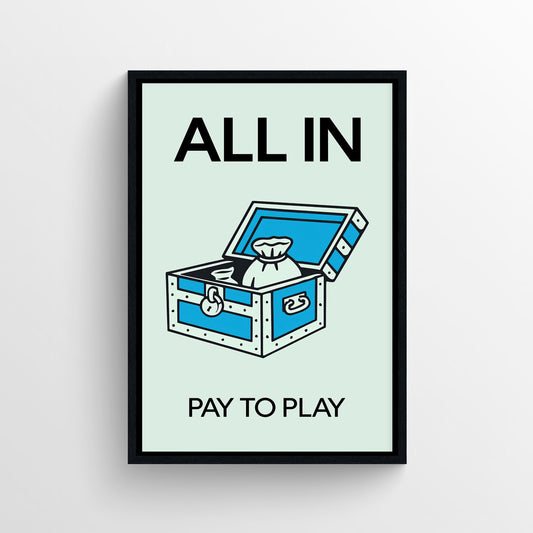 All In Monopoly Poster