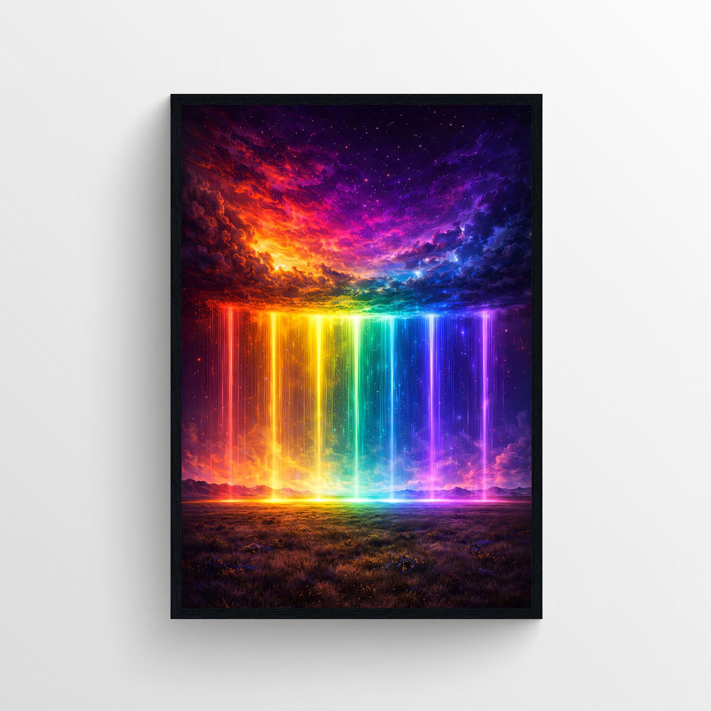 Chromatic Stormfront Trippy Poster