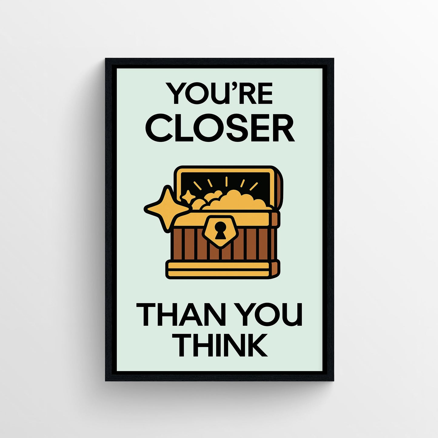 Closer Than You Think Monopoly Poster