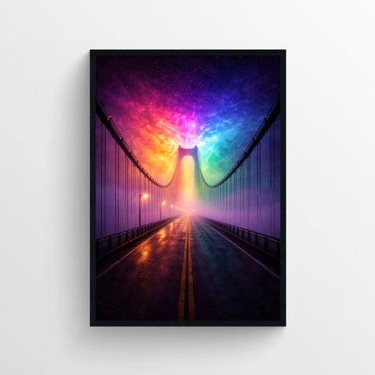 Crossing the Spectrum Trippy Poster