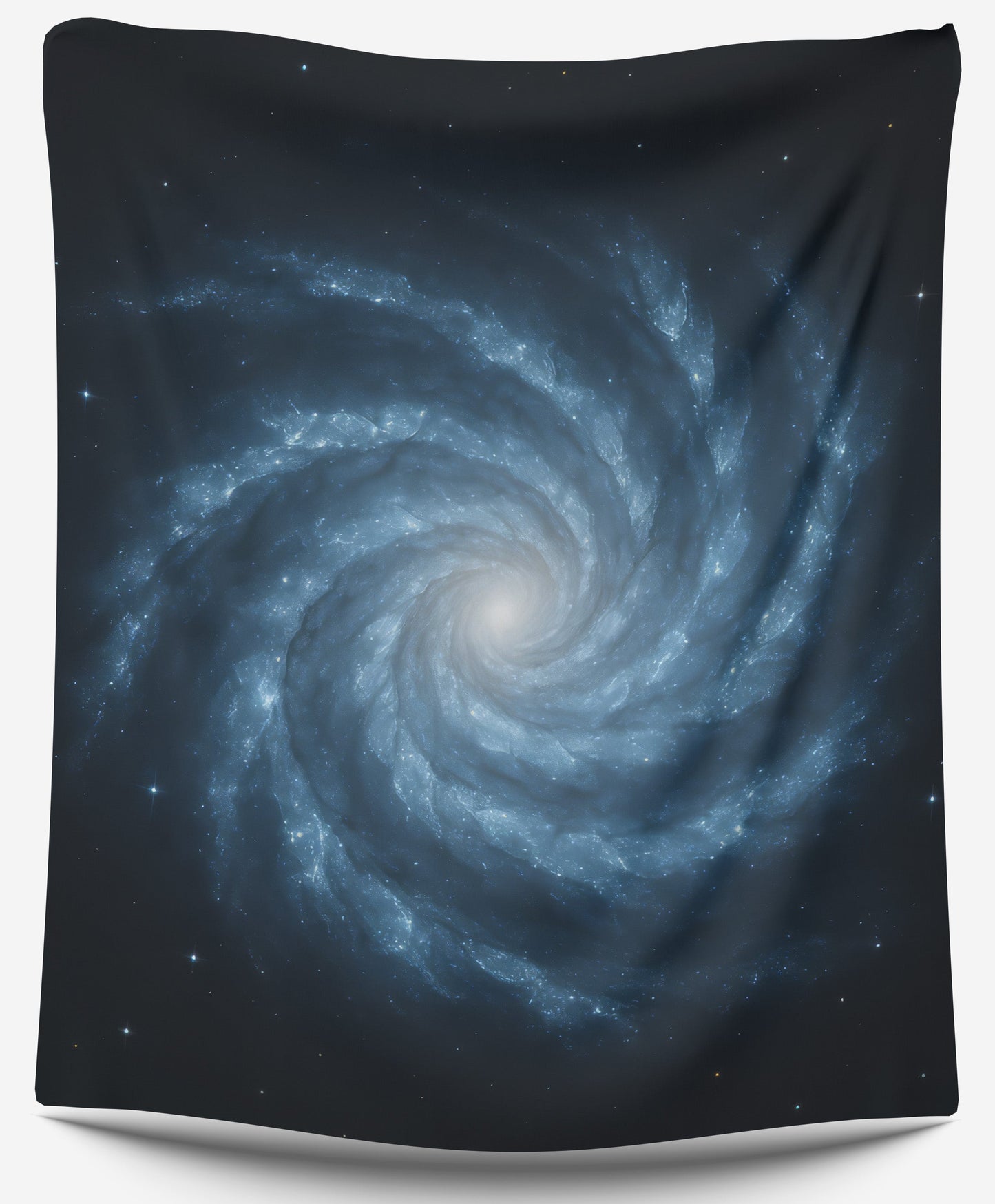 Crystal Spiral Galaxy Tapestry