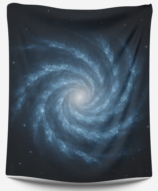 Crystal Spiral Galaxy Tapestry