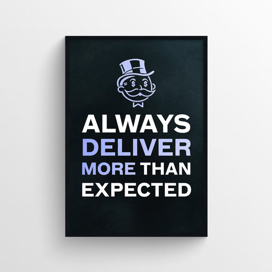 Deliver More Poster