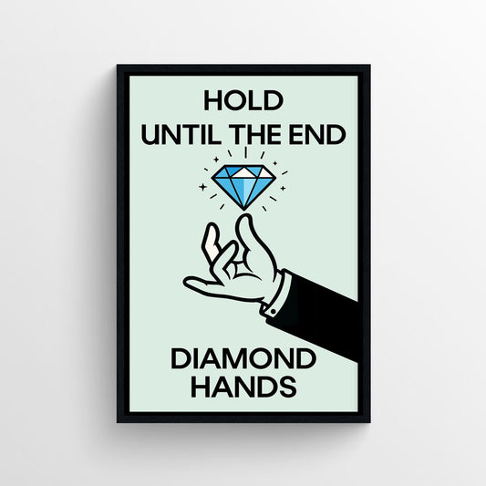 Diamond Hands Monopoly Poster