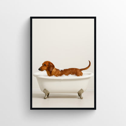 Dog - Cavapoo Animal Bathroom Tub Poster