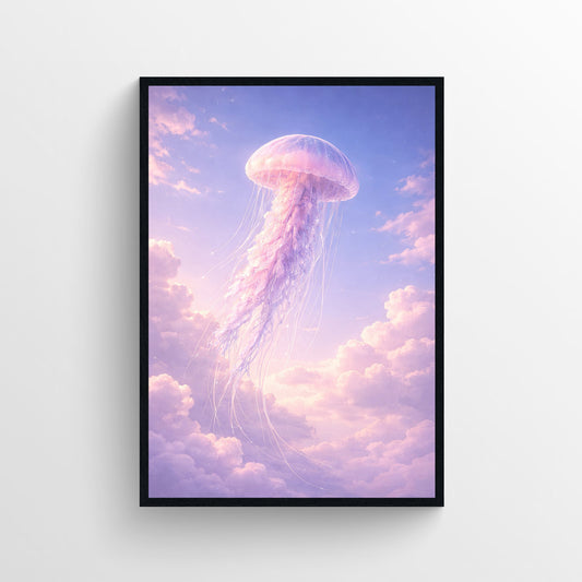 Drifting Quietly Trippy Poster