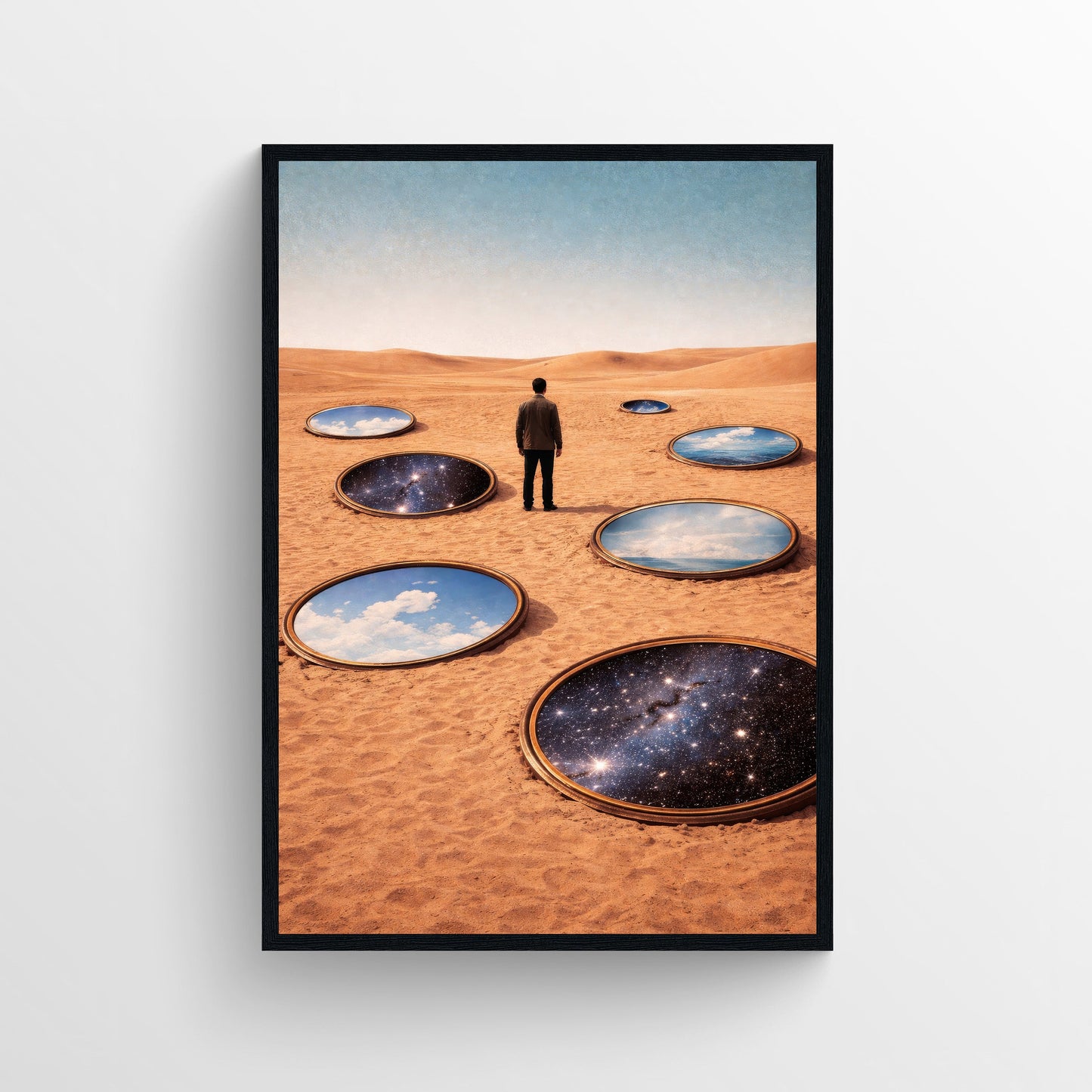 False Horizons Trippy Poster