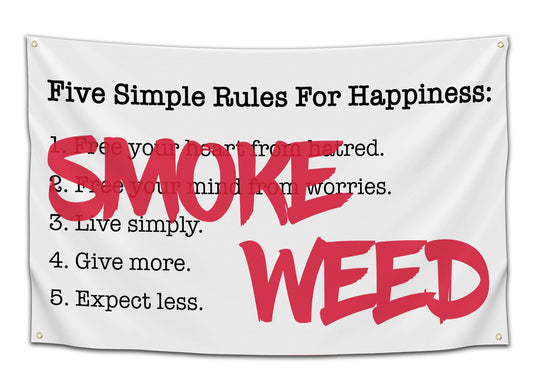 Five Simple Rules for Happiness