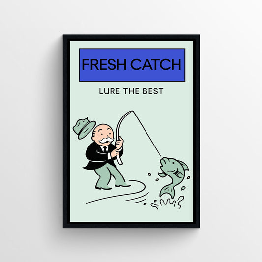 Fresh Catch Monopoly Poster