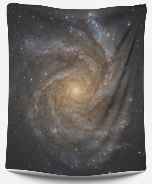 Galactic Spiral Core Tapestry