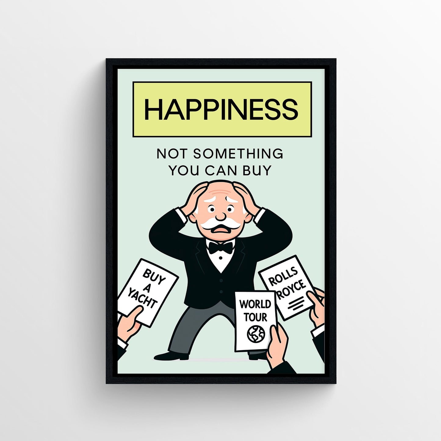 Happiness Monopoly Poster