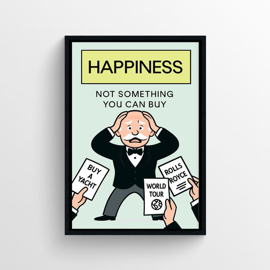 Happiness Monopoly Poster