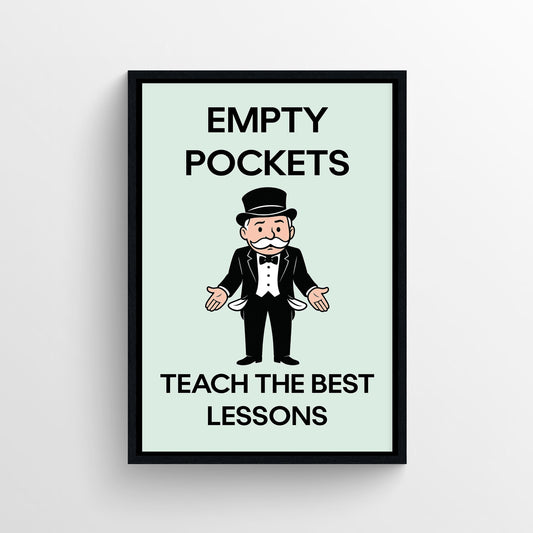 Hard Lessons Monopoly Poster