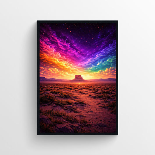 Infinite Dusk Trippy Poster