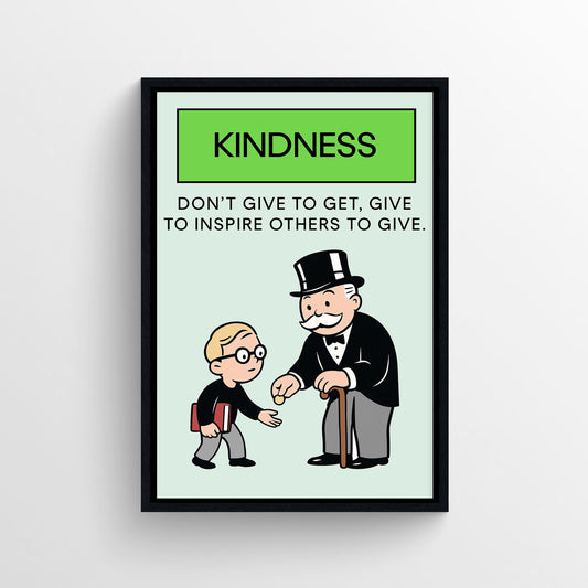 Kindness Monopoly Poster