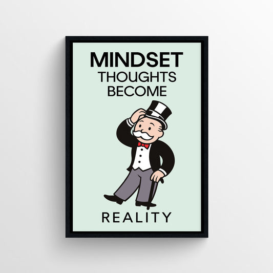 Mindset Matters Monopoly Poster