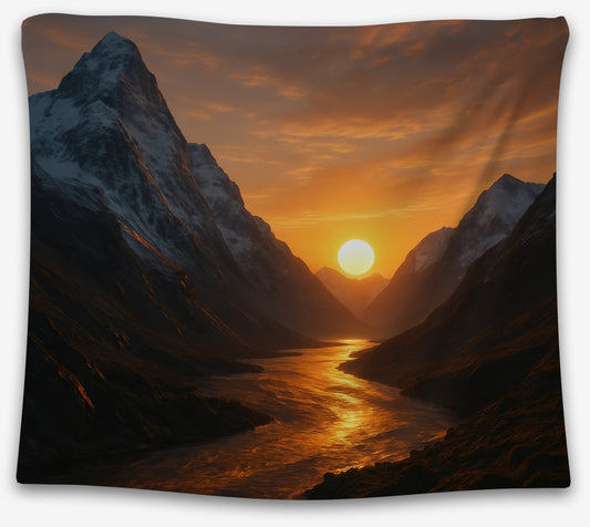Molten Dawn Tapestry