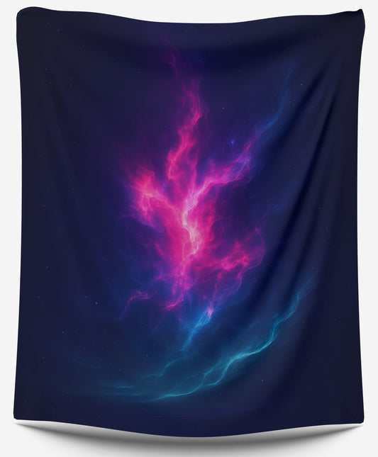 Neon Nebula Tapestry