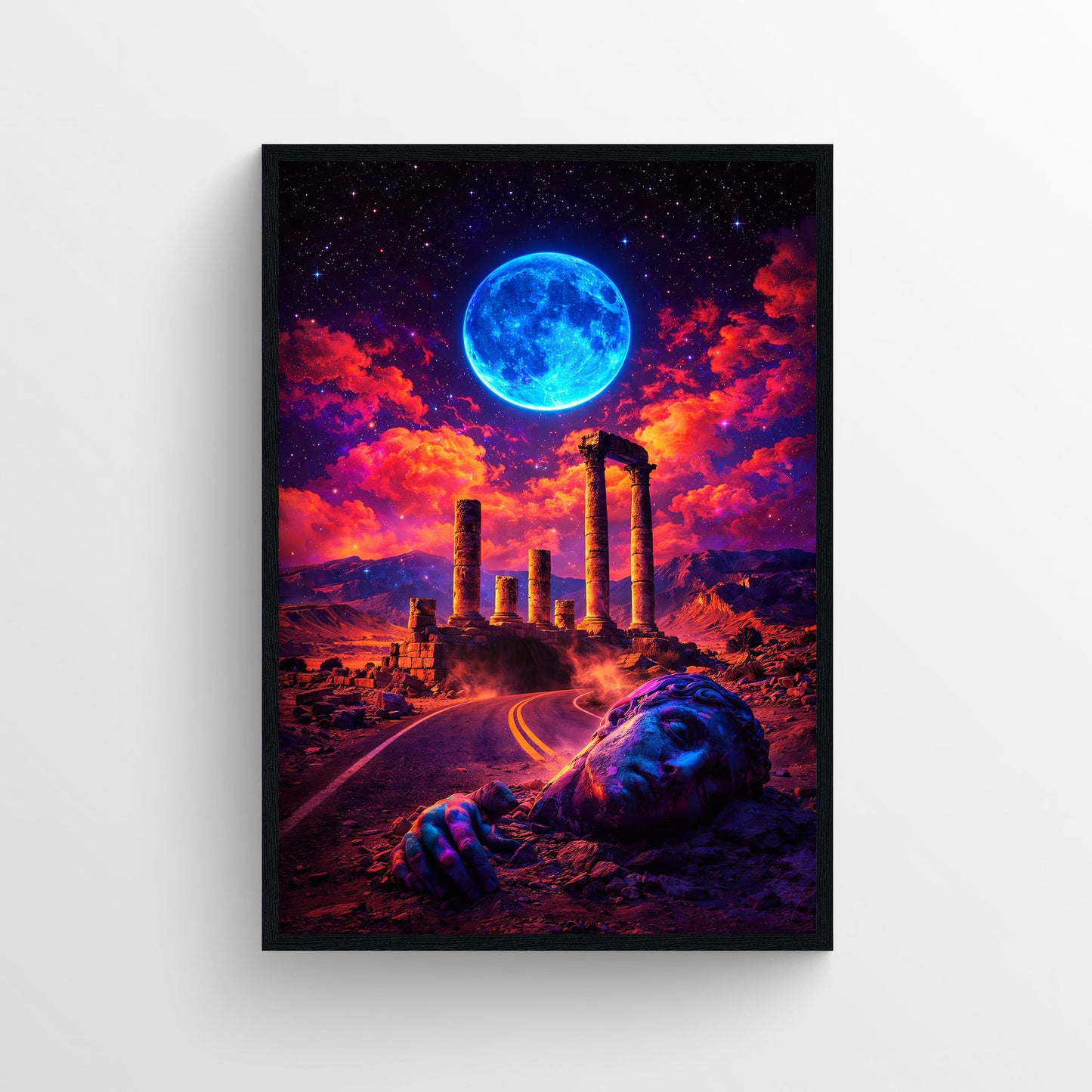 Neon Relic Trippy Poster