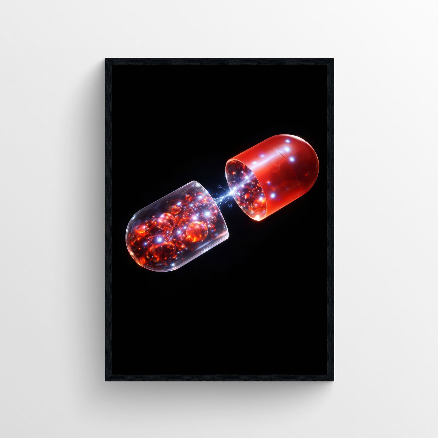 Pill Fractures Trippy Poster