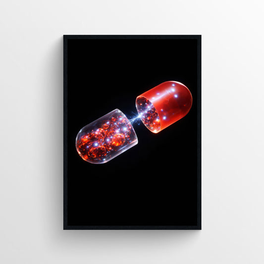 Pill Fractures Trippy Poster