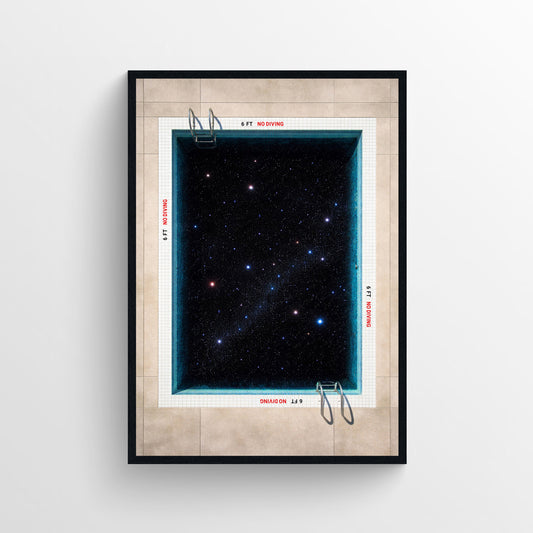 Pool Without Bottom Trippy Poster