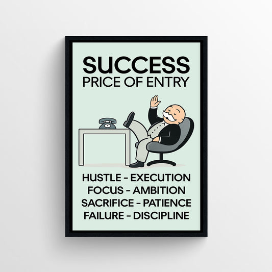 Price of Entry Monopoly Poster