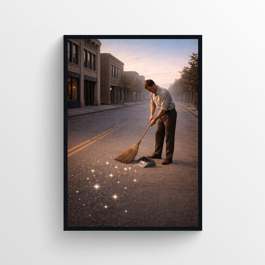 Quiet Precision Trippy Poster