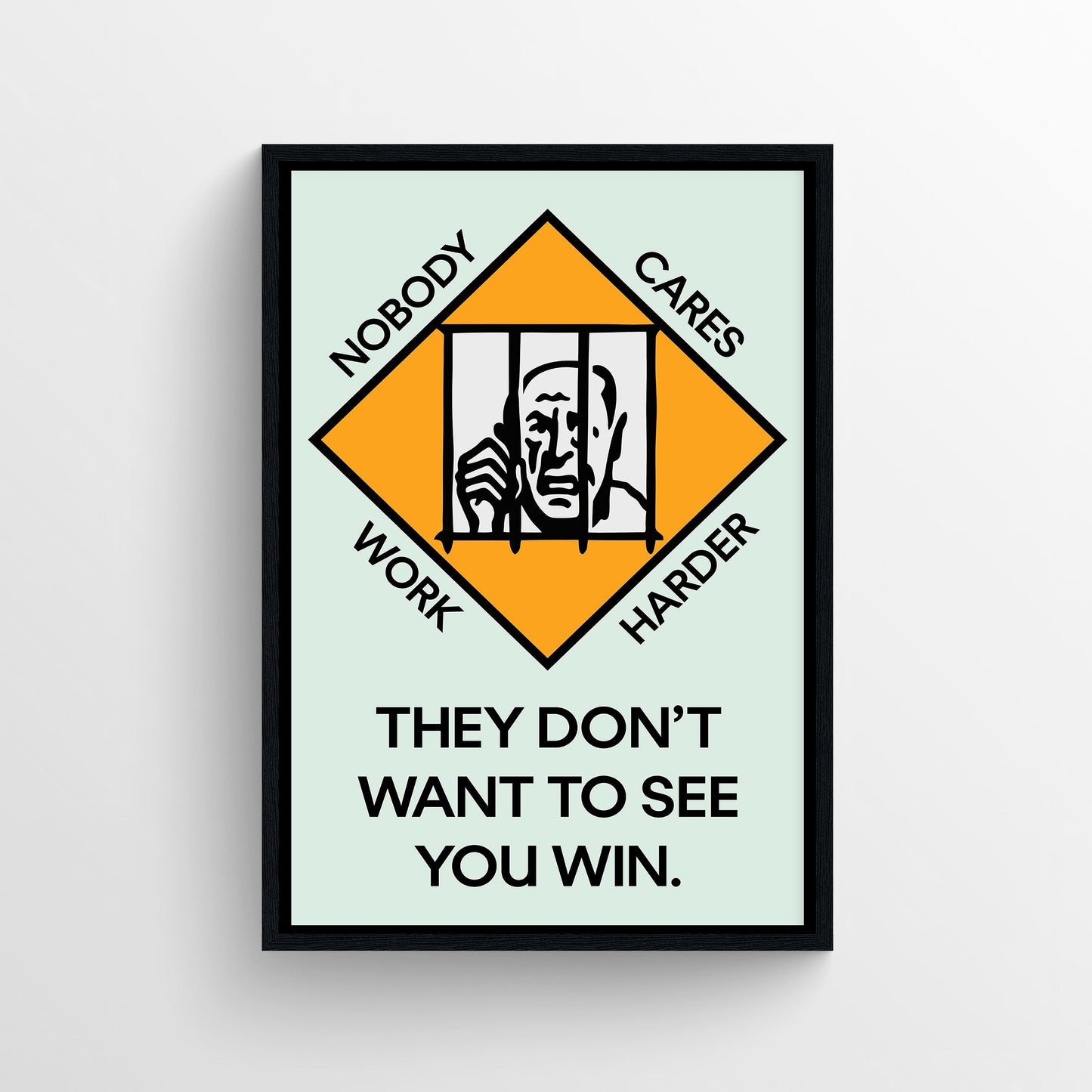 Relentless Grind Monopoly Poster