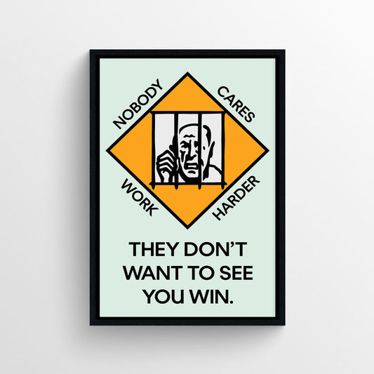 Relentless Grind Monopoly Poster