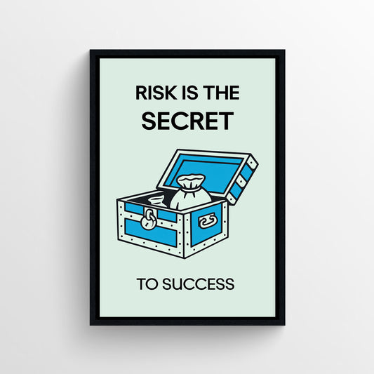Risk Creates Reward Monopoly Poster