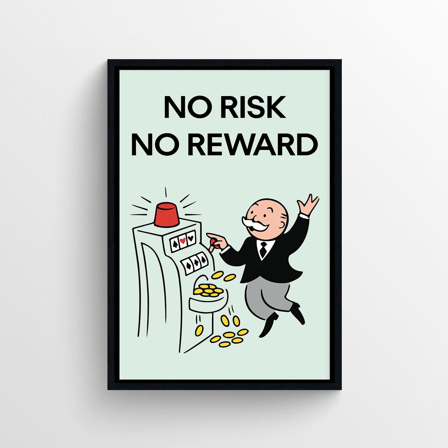 Risk & Reward Monopoly Poster